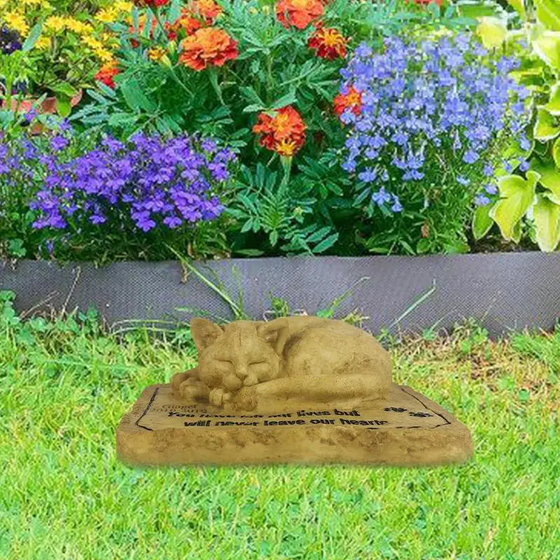 Tombstone For Cats Waterproof Pet Memorial Stones