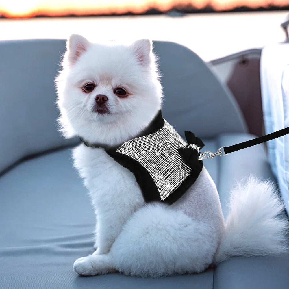 Small Dogs Cats Soft Warm Dog Harness Vest