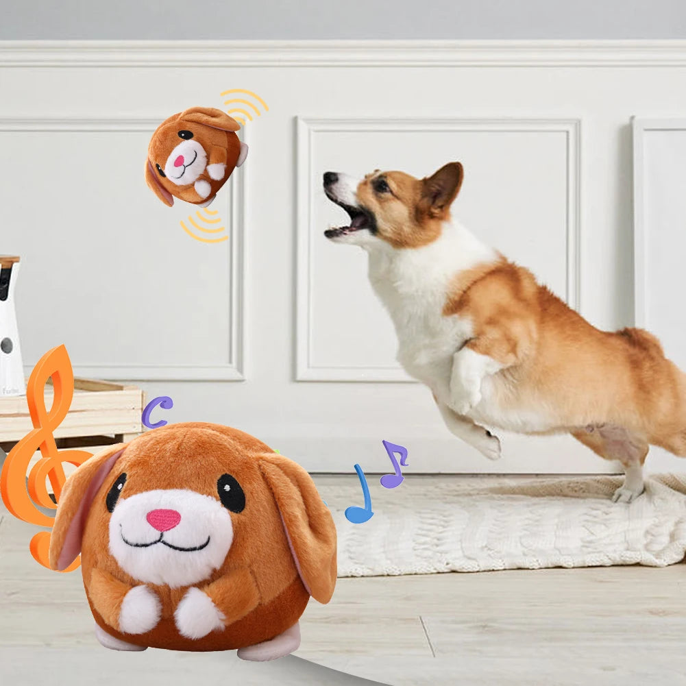 Electronic Dog Toy Self-Moving Chewable Ball