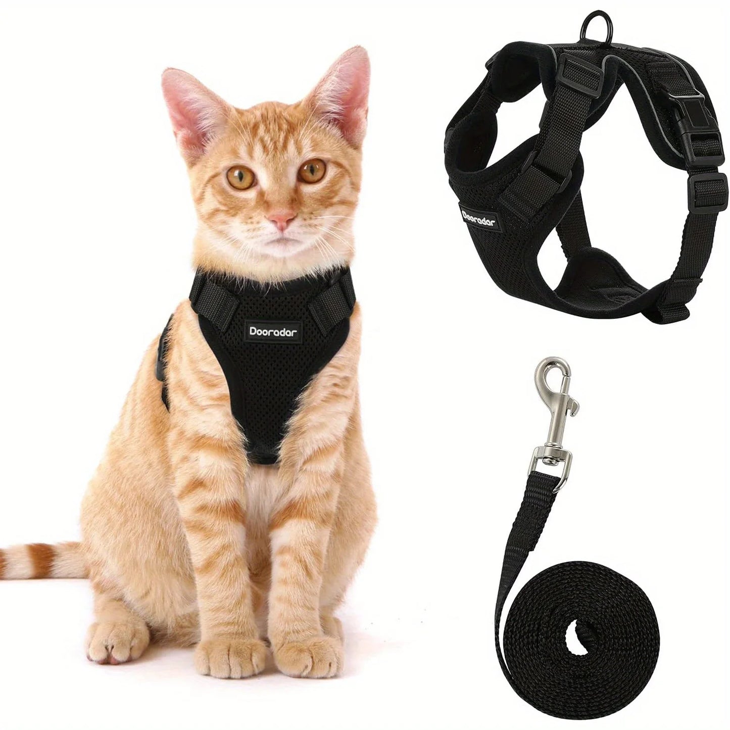 Non-Slip Cat Leash Vest Pet Carrier