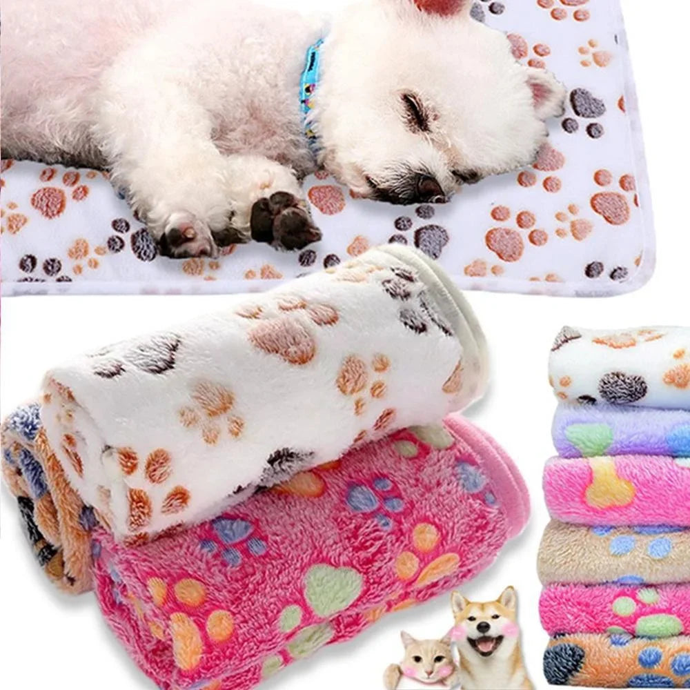 Pet Blanket Winter Mattress Footprint Warm Sleeper