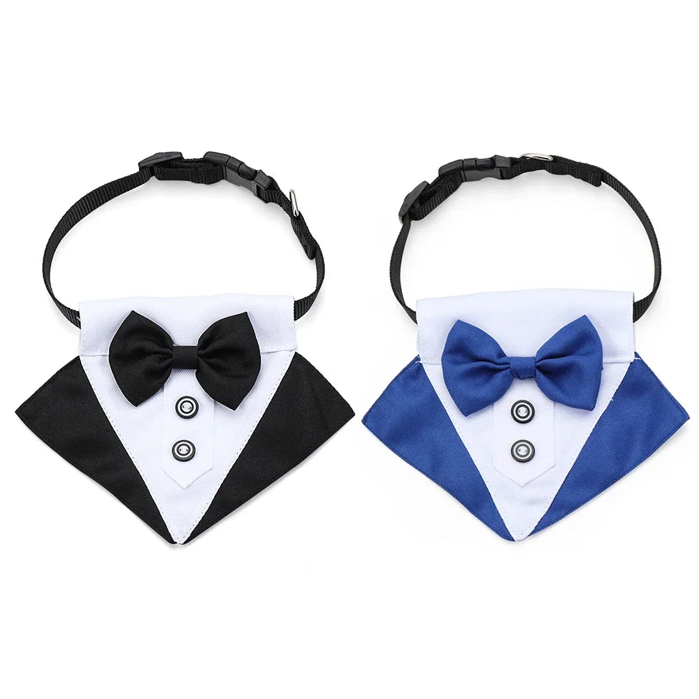 Pet Formal Necktie Tuxedo Bow Tie Collar