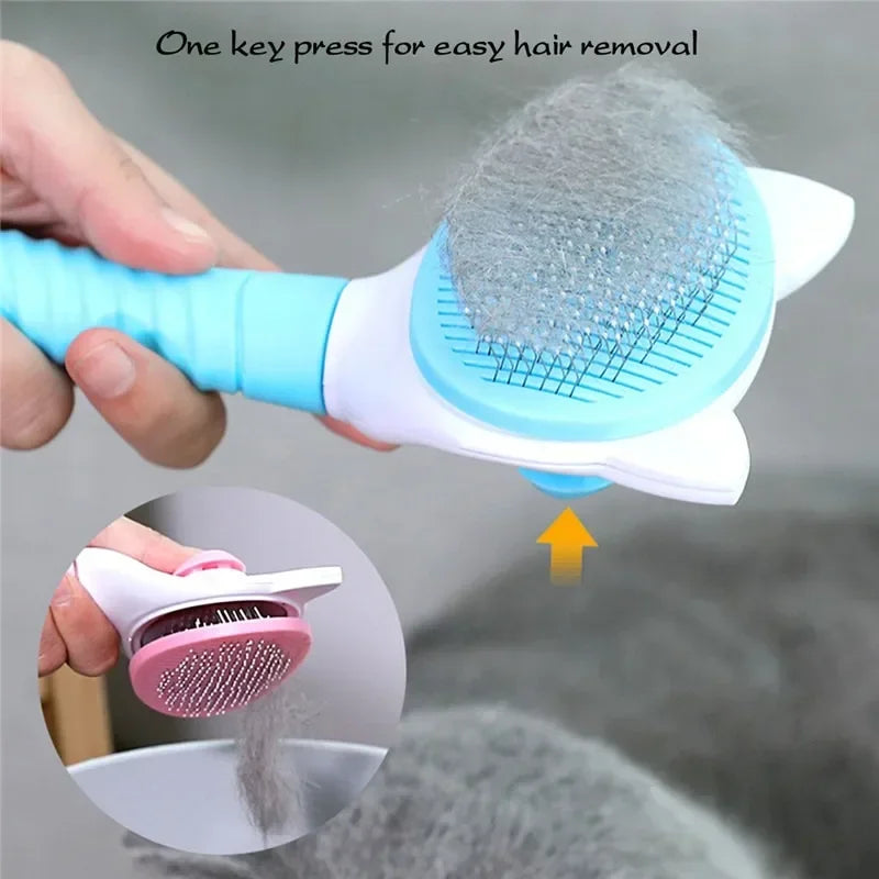 Professional Pet Grooming Brush Self cleaning