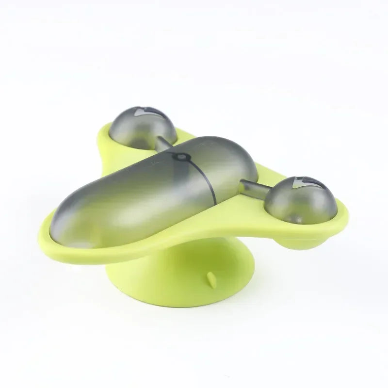 Rotating Flying Cat Teaser Toy Small Aircraft