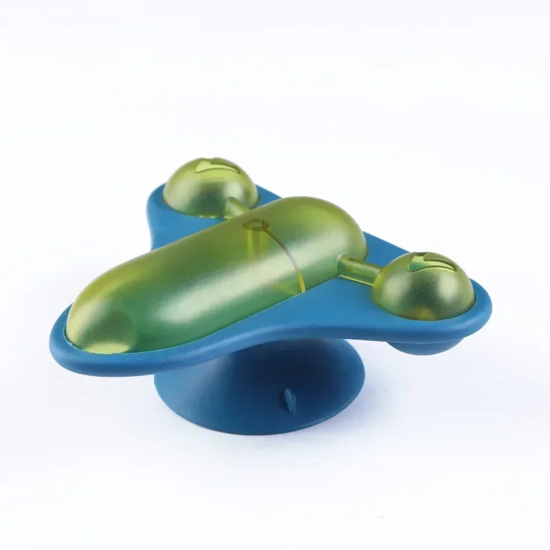 Rotating Flying Cat Teaser Toy Small Aircraft
