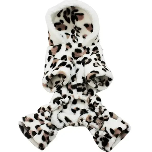 Warm Winter Puppy Clothes Hoodie Jumpsuit Pajamas