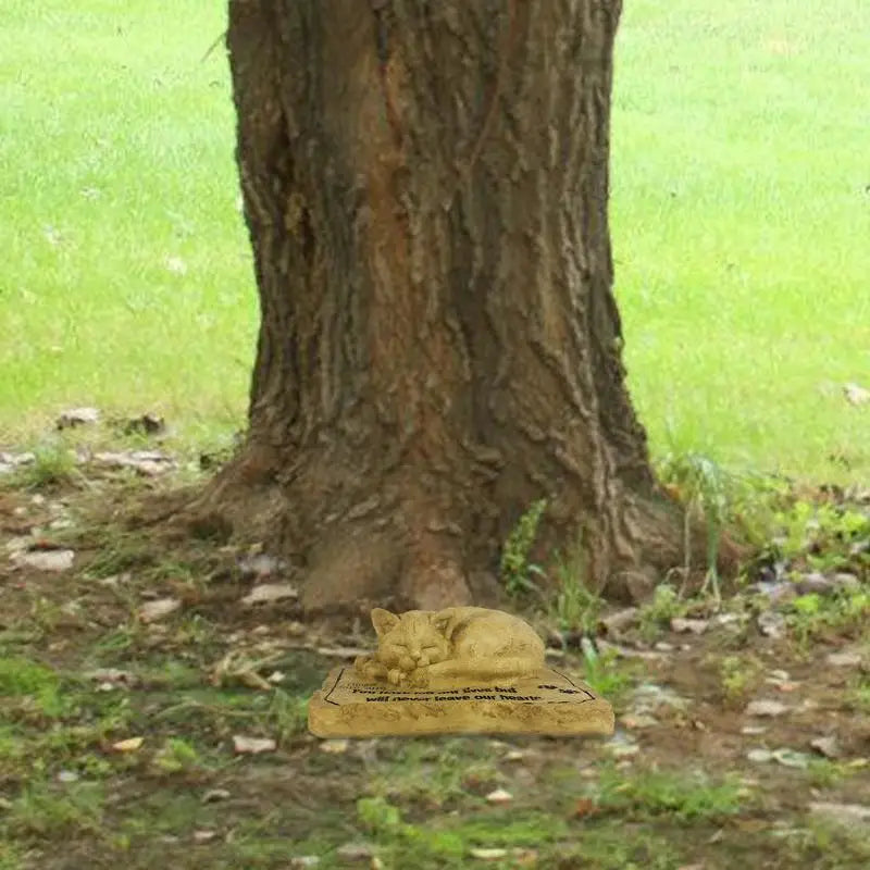 Tombstone For Cats Waterproof Pet Memorial Stones