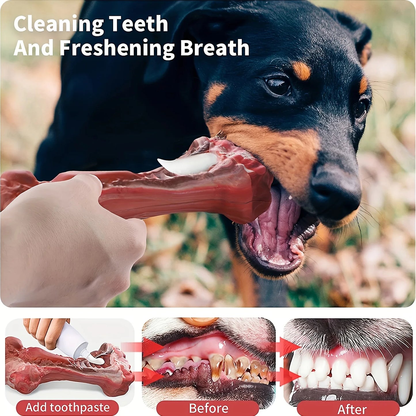Durable Dog Chew Sturdy, Toy Non-Toxic