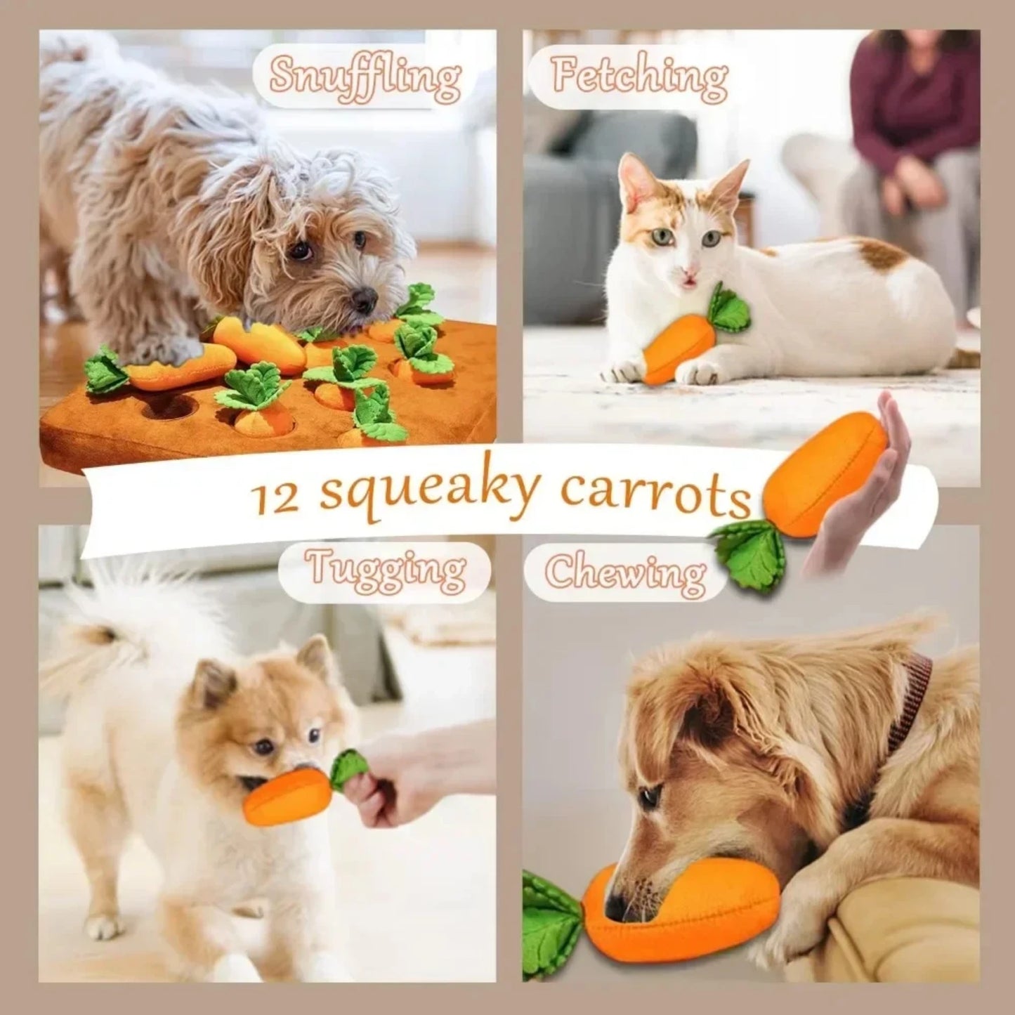 Pet Snuffle Mat Puzzle Toy Stress Relief