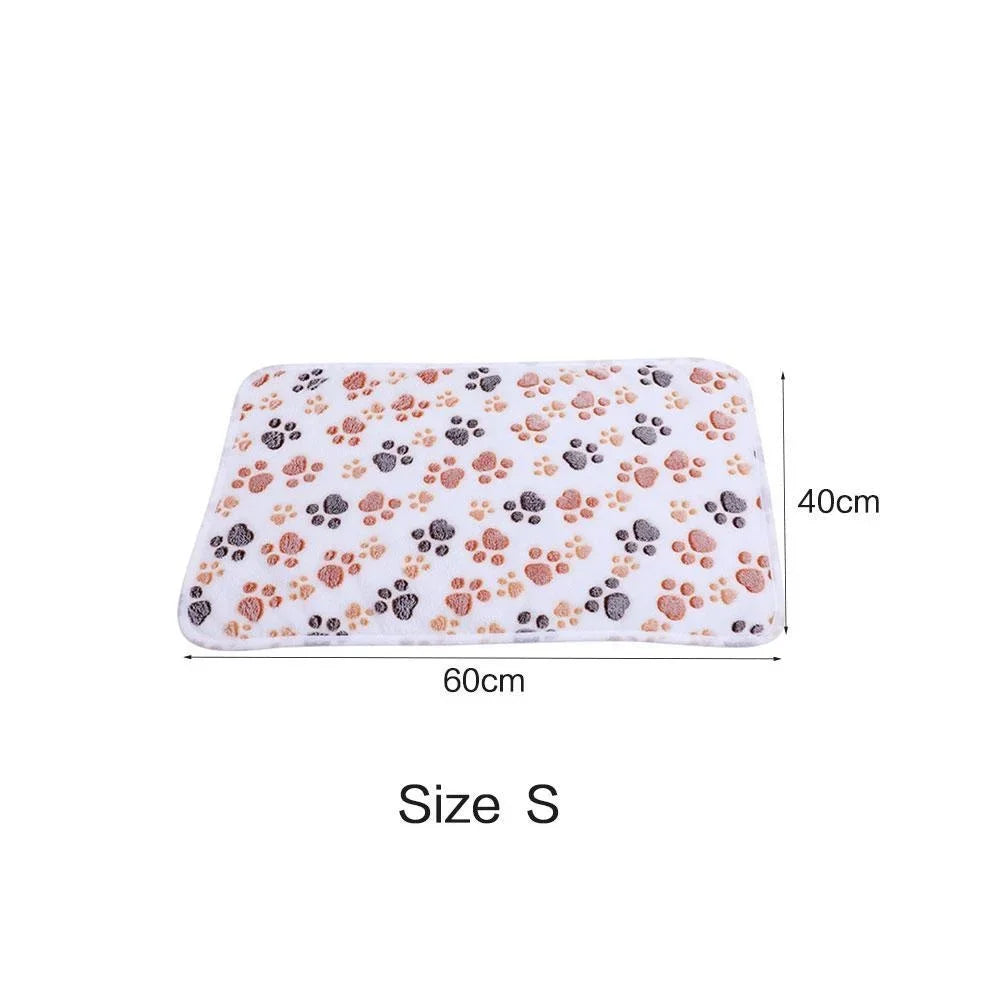 Pet Blanket Winter Mattress Footprint Warm Sleeper