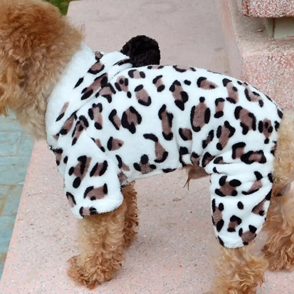 Warm Winter Puppy Clothes Hoodie Jumpsuit Pajamas