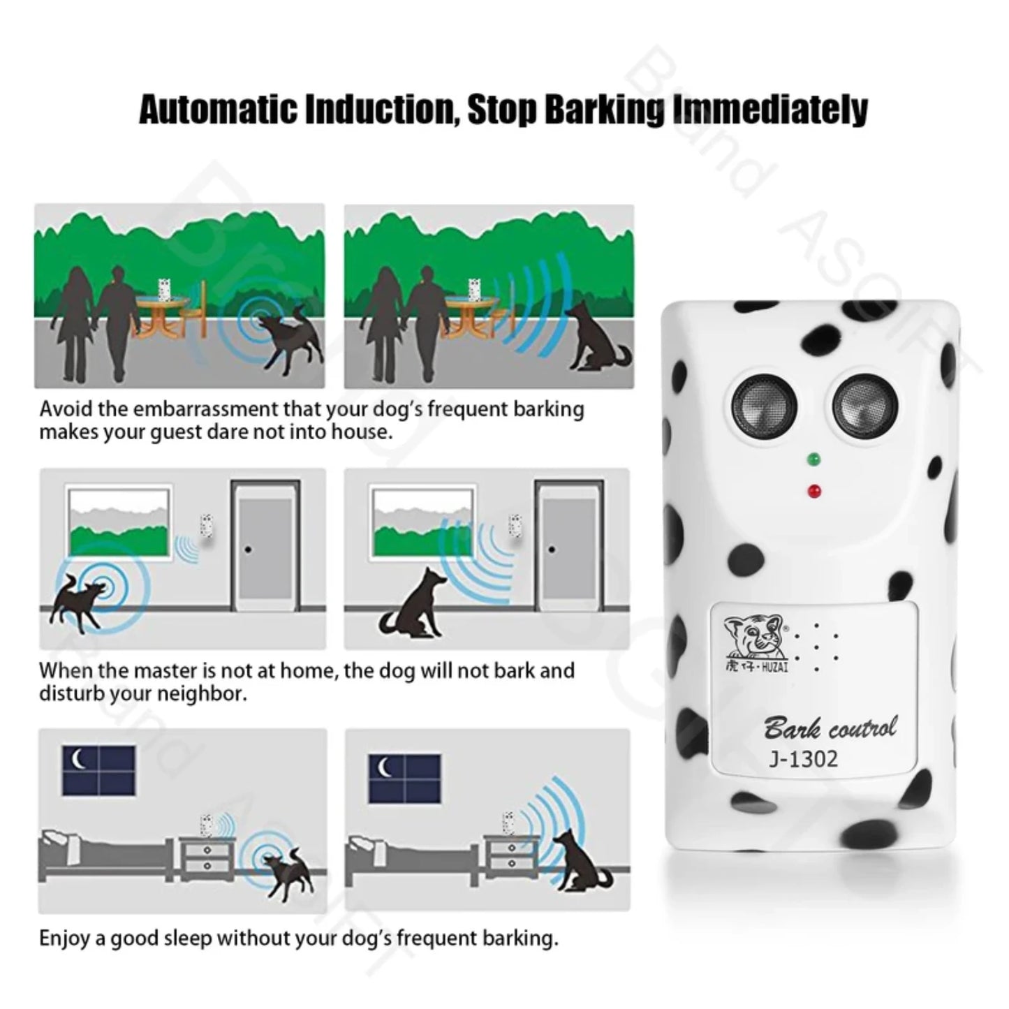 Anti Bark Training Device Ultrasonic Dog Training