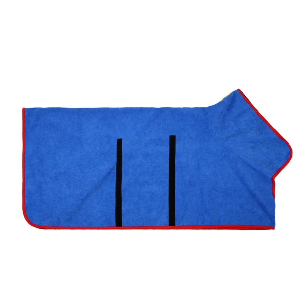 Pet Bathrobe Bath Towel Robe Absorbent Soft