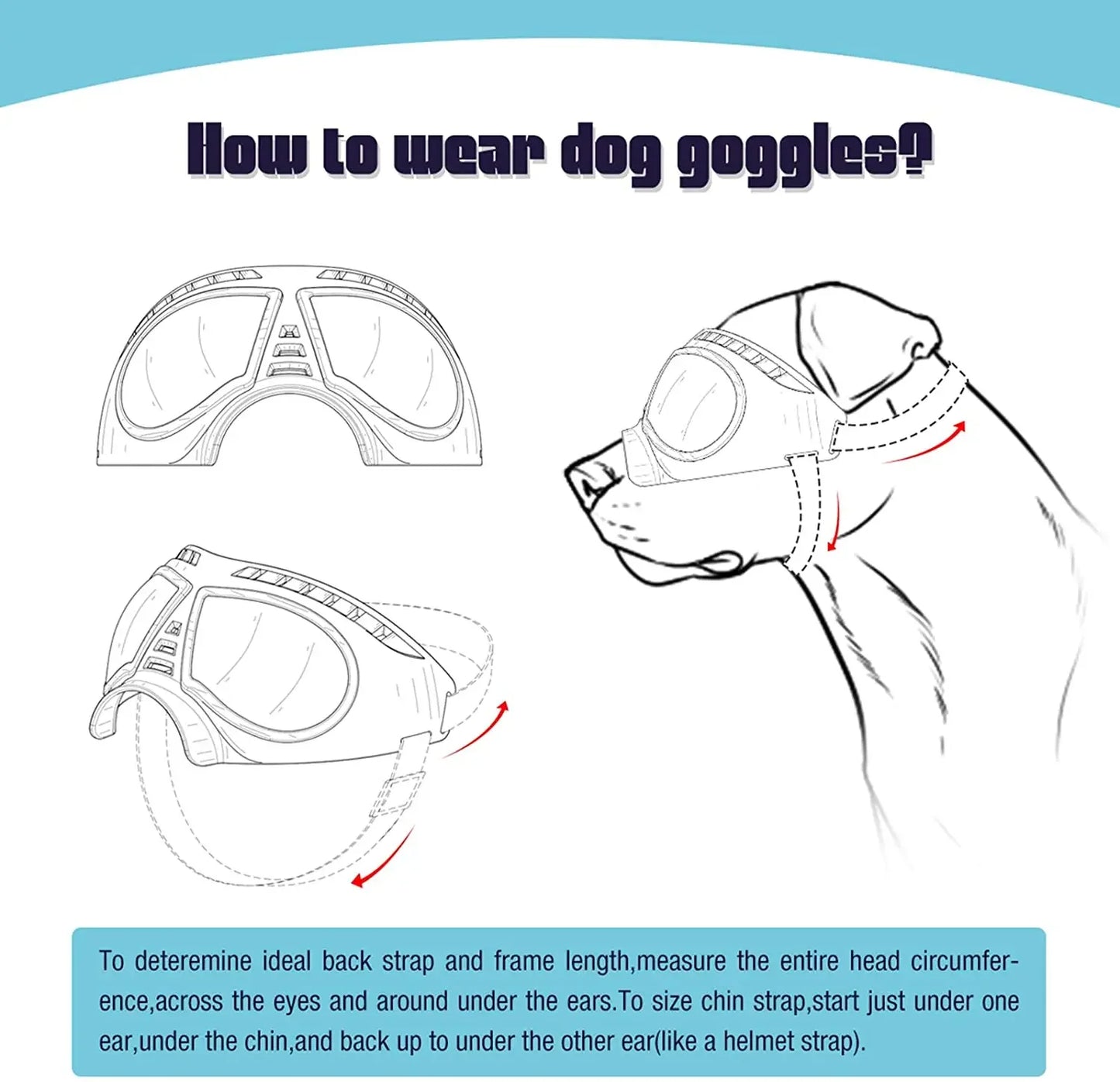 Cool Dog Sun Glasses UV Protection Goggles