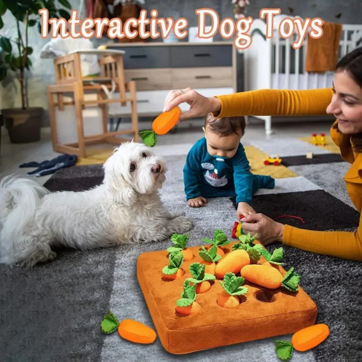 Pet Snuffle Mat Puzzle Toy Stress Relief