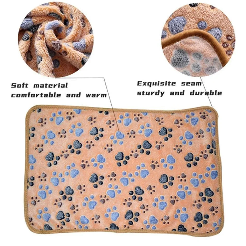 Pet Blanket Winter Mattress Footprint Warm Sleeper