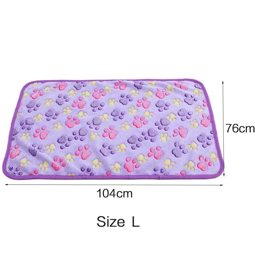 Pet Blanket Winter Mattress Footprint Warm Sleeper
