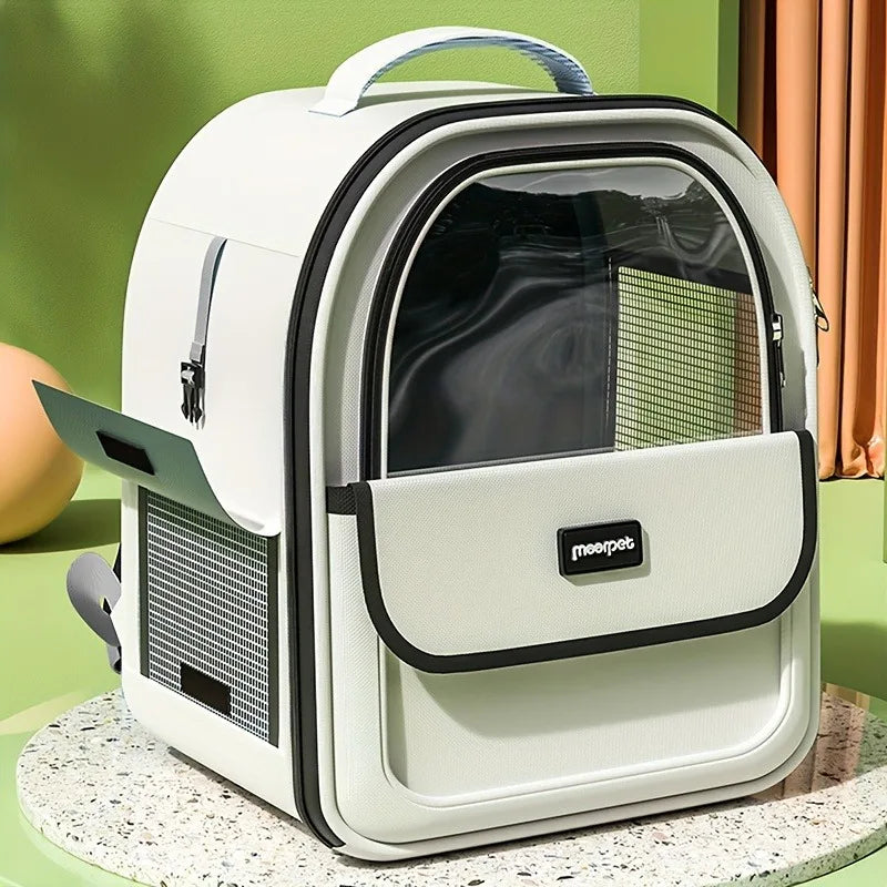 1pc Pet Carrier Breathable Portable Bag Backpack