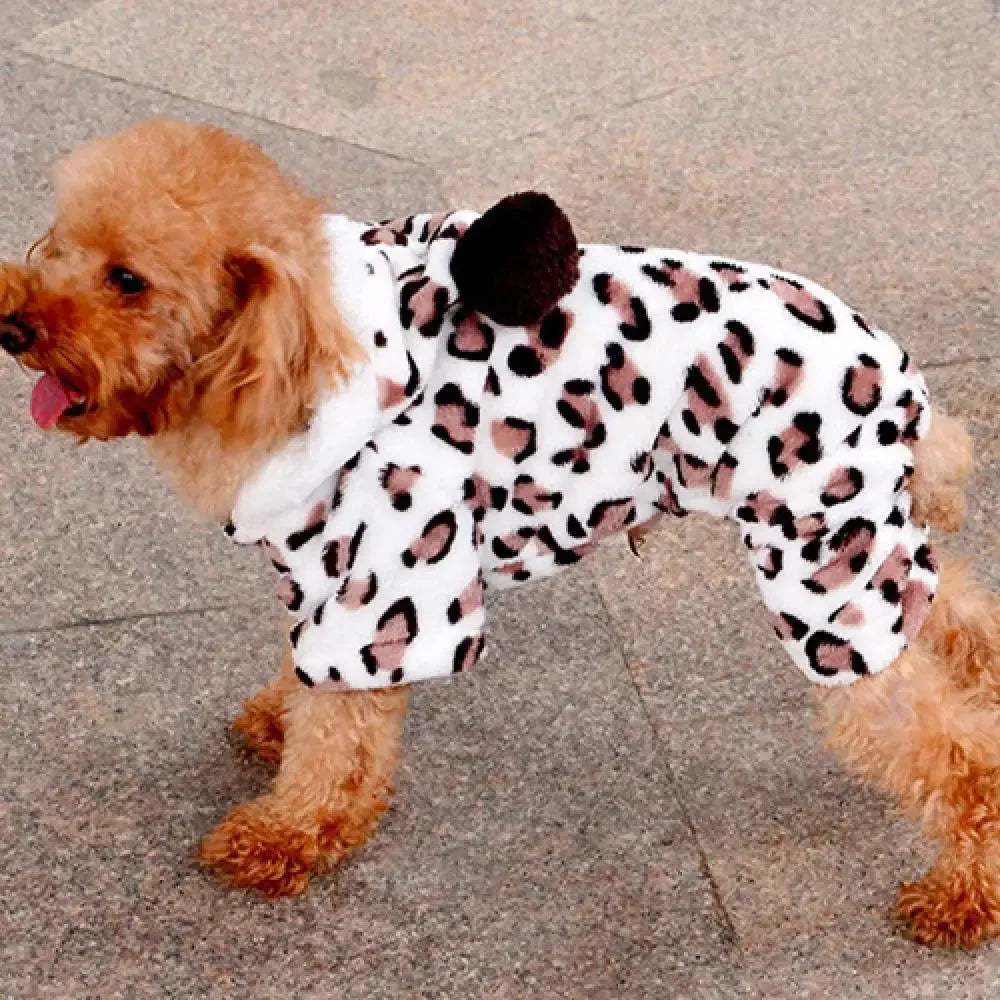 Warm Winter Puppy Clothes Hoodie Jumpsuit Pajamas