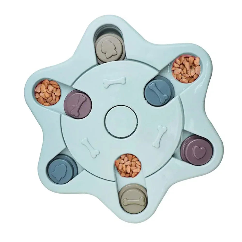 Dog Puzzle Slow Feeder Interactive Increase IQ