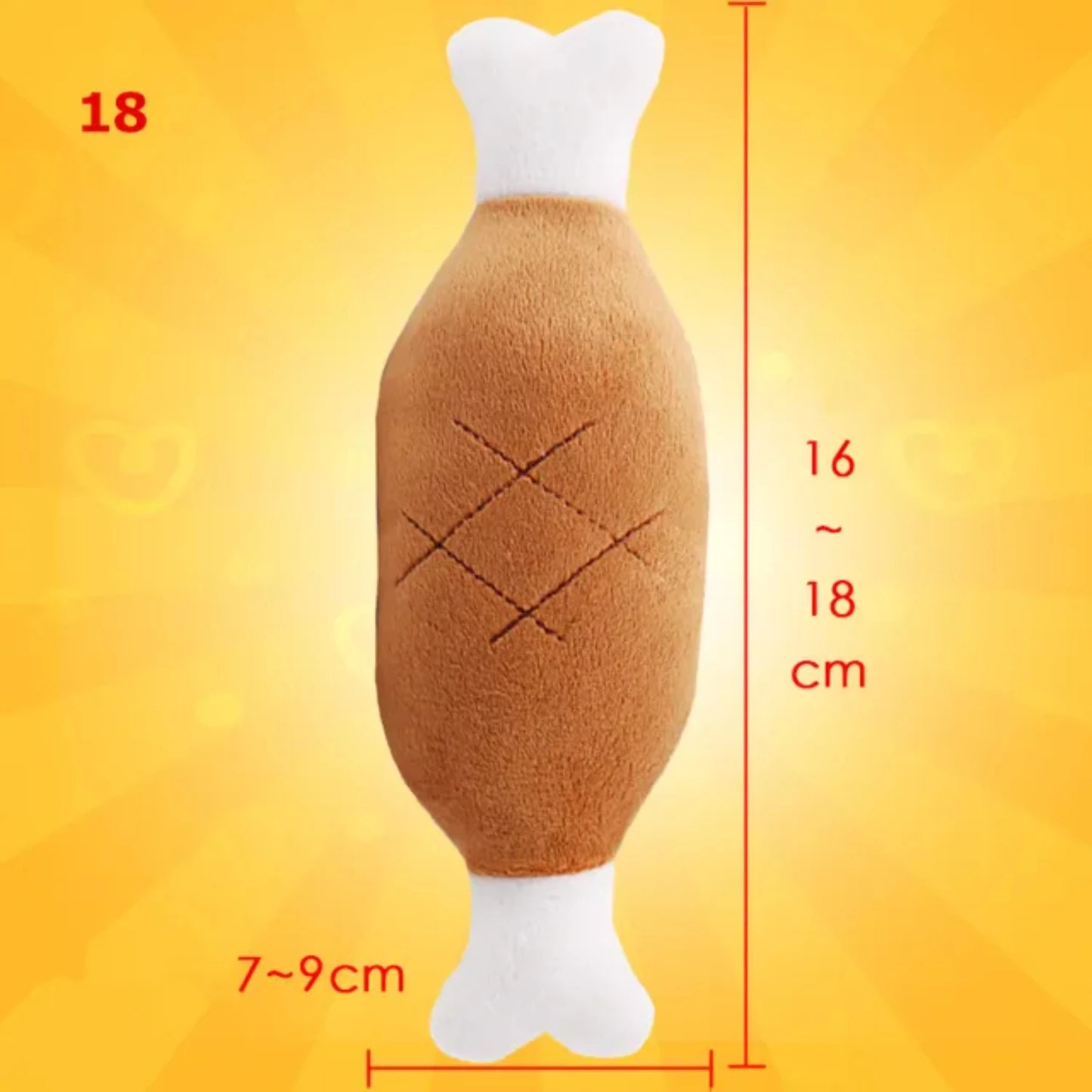 Interactive Entertaining Chewable Stuffed Squeaky Dog Toy
