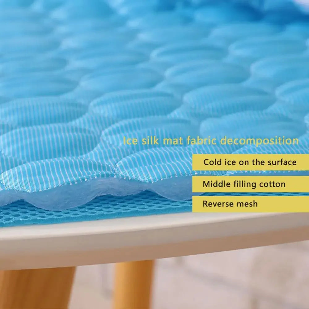 Summer Pet Cooling Bed Mats for Summer
