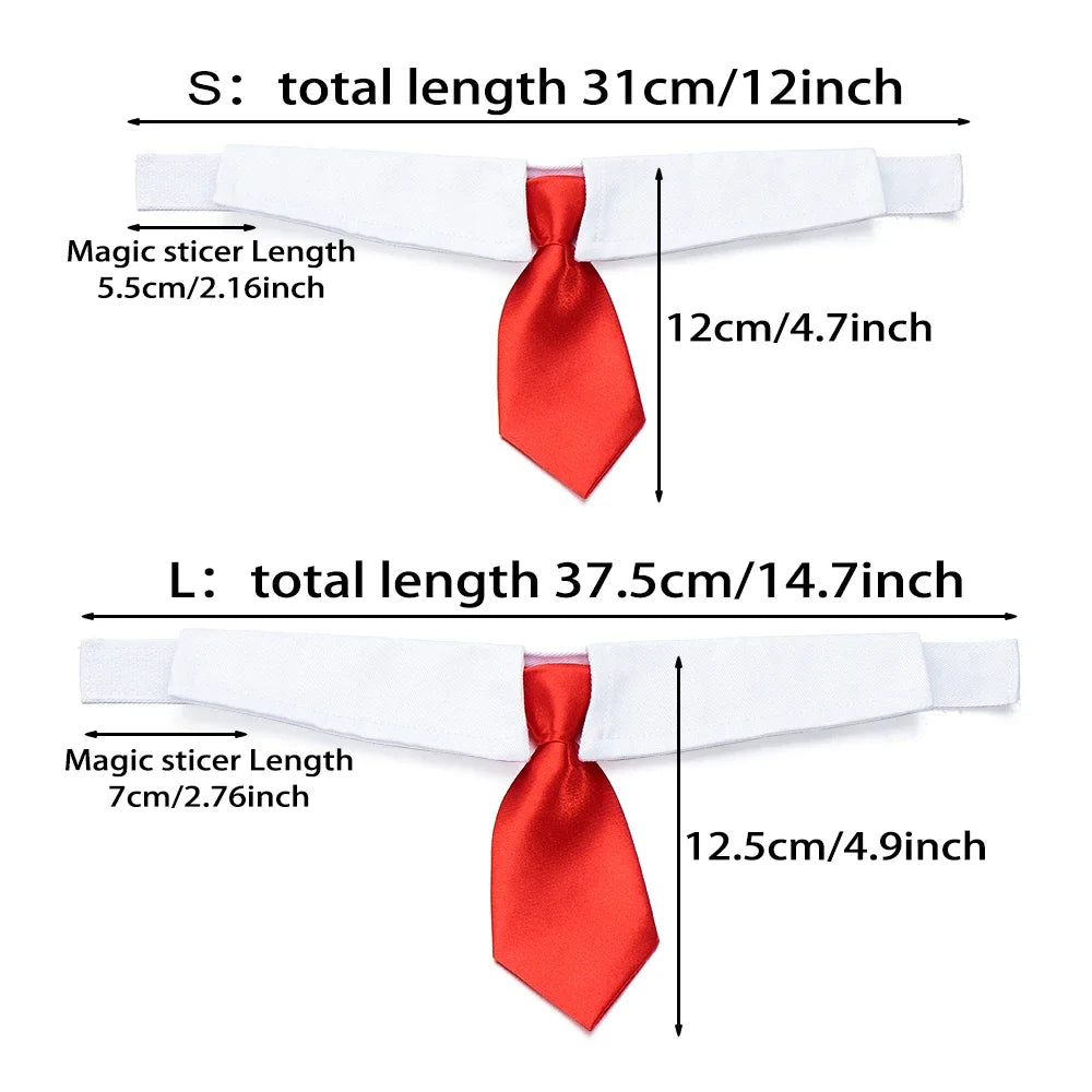 Pet Formal Necktie Tuxedo Bow Tie Collar