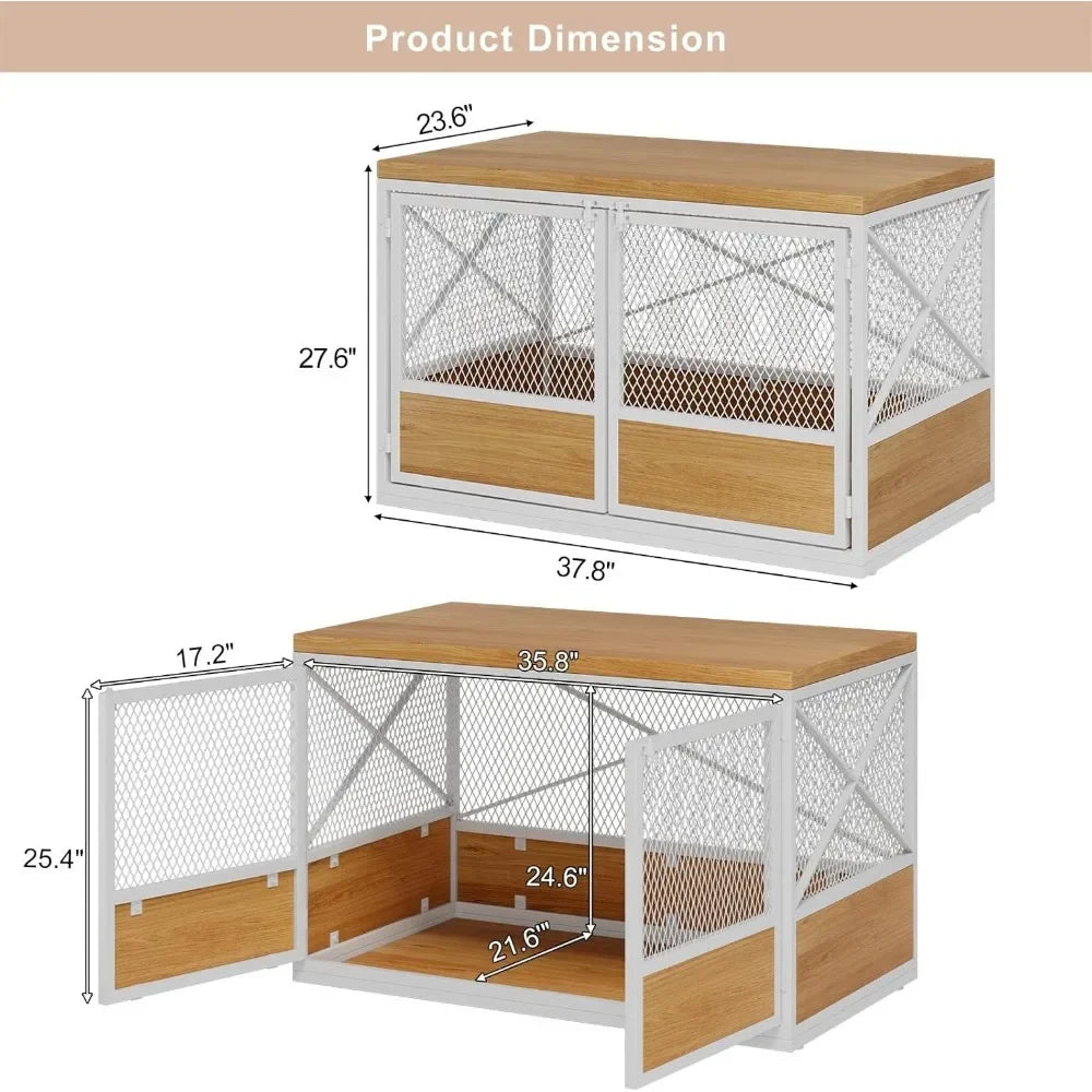 Heavy Duty Large Indoor Dog Kennel Furniture