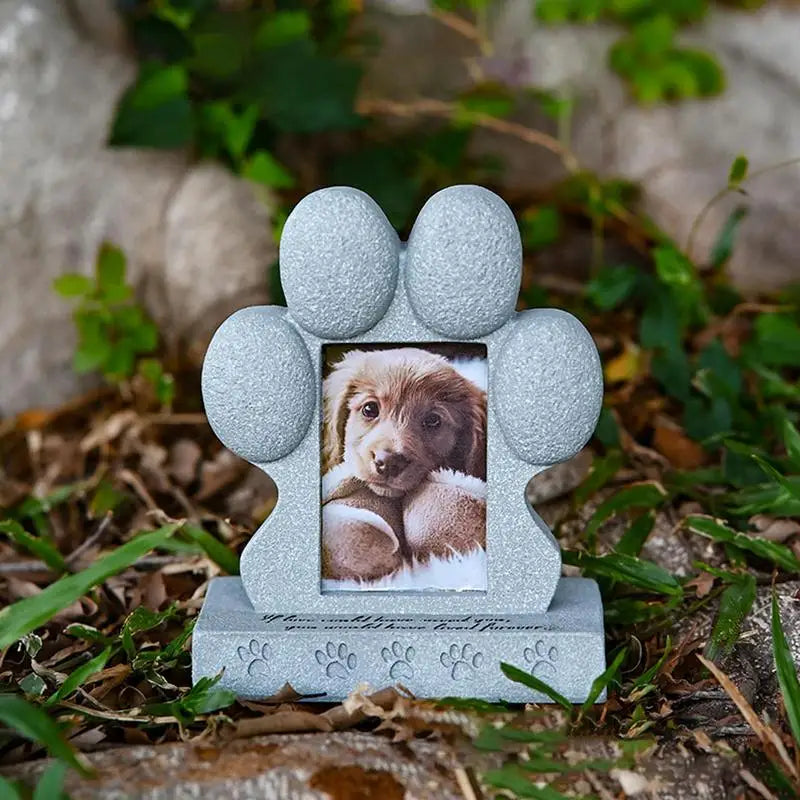 Pet Memorial Outdoor Tombstone Stone With Frame