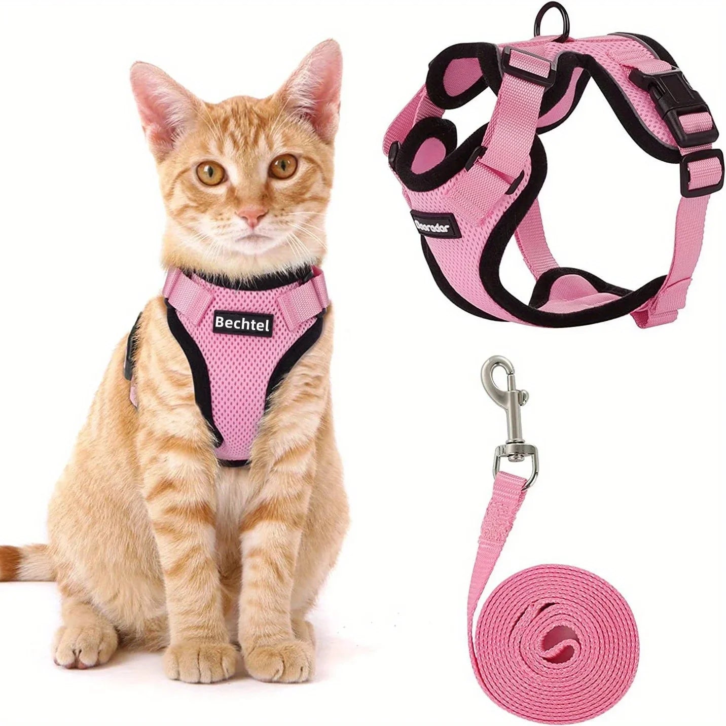 Non-Slip Cat Leash Vest Pet Carrier