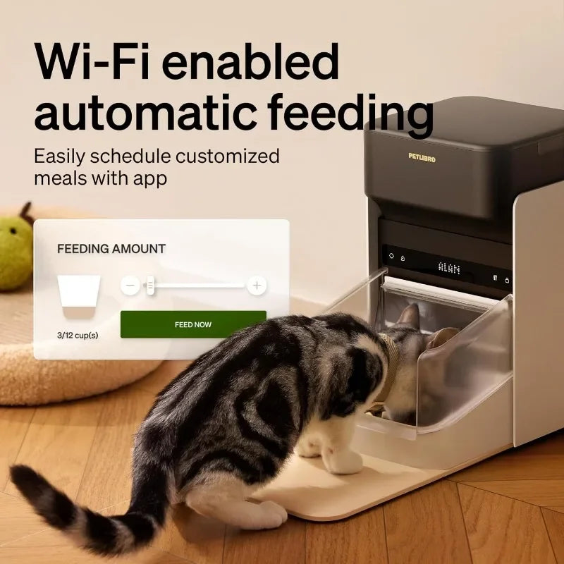 Wi-Fi Automatic Pet Feeder, Feeder App Control