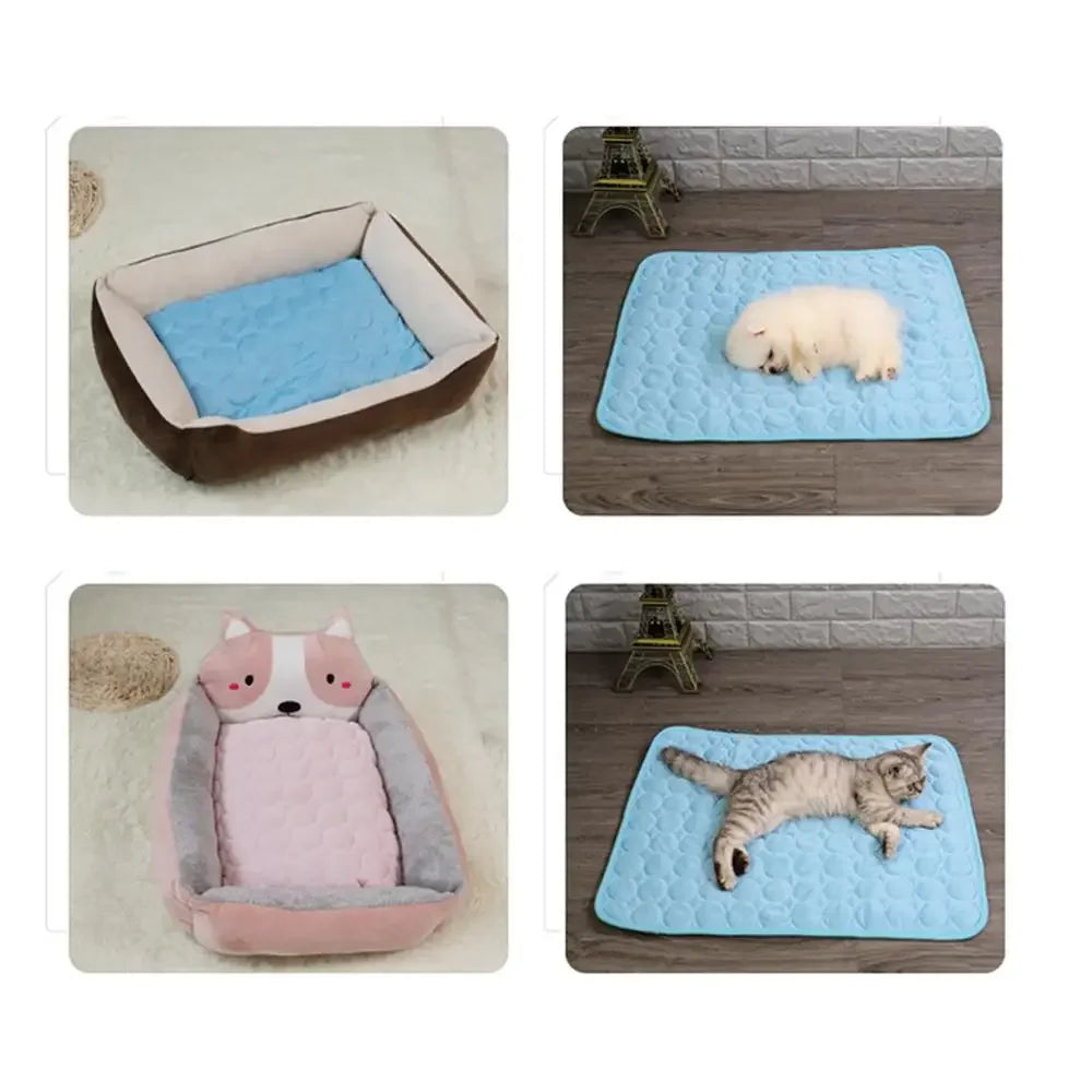 Summer Pet Cooling Bed Mats for Summer