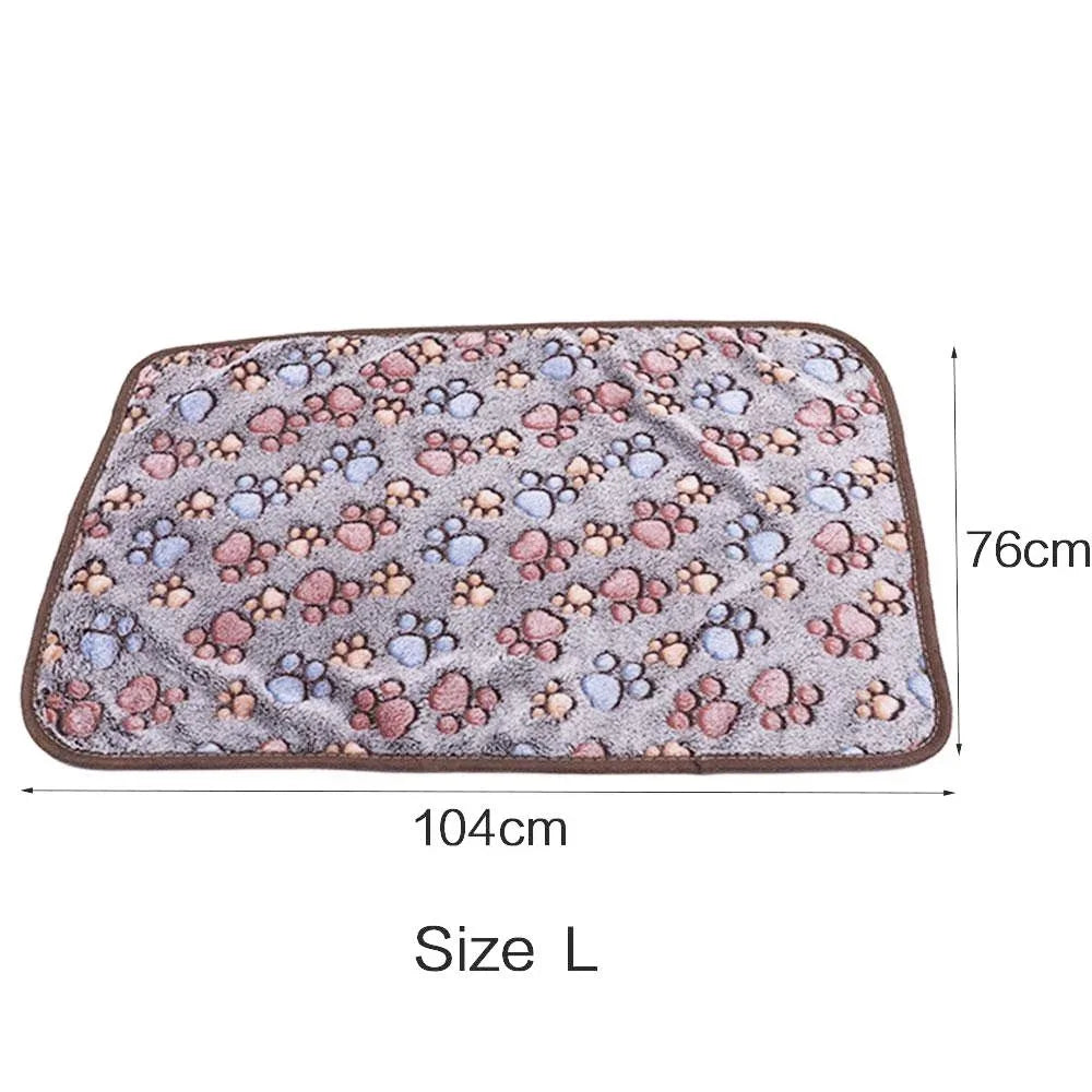 Pet Blanket Winter Mattress Footprint Warm Sleeper