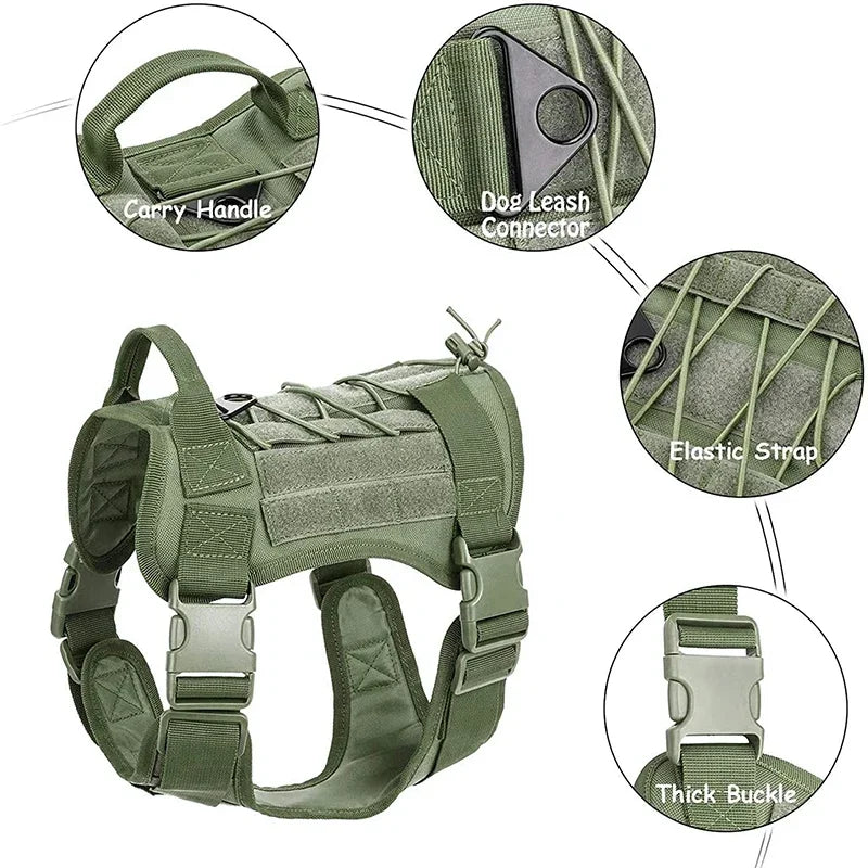 Military Pet German Shepherd K9 Training Vest