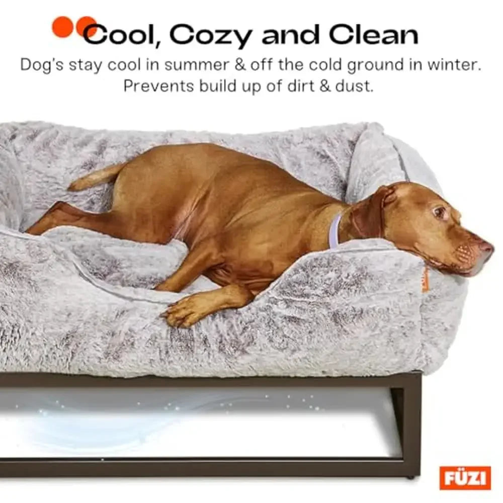 Elevated Orthopedic Luxury Dog Bed Washable Cover