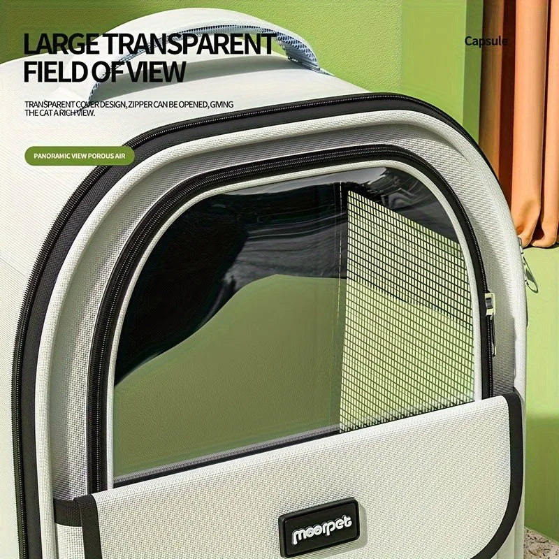 1pc Pet Carrier Breathable Portable Bag Backpack