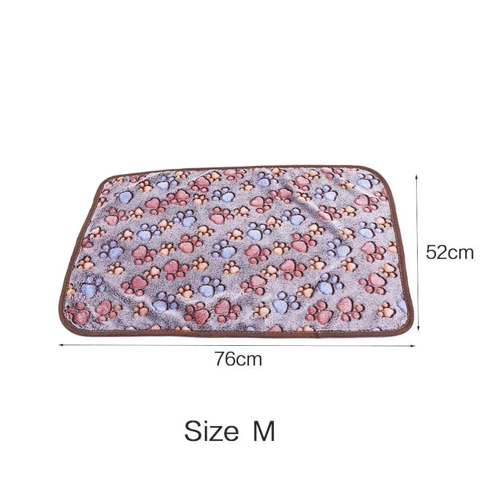 Pet Blanket Winter Mattress Footprint Warm Sleeper