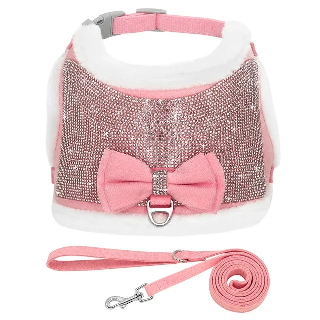 Small Dogs Cats Soft Warm Dog Harness Vest