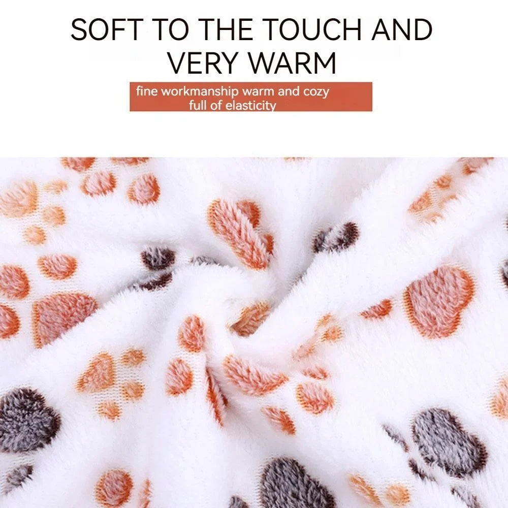 Pet Blanket Winter Mattress Footprint Warm Sleeper