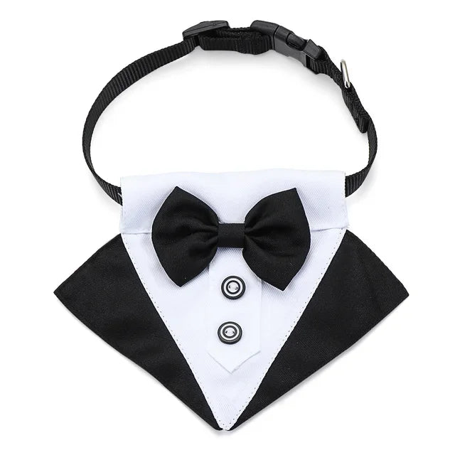 Pet Formal Necktie Tuxedo Bow Tie Collar