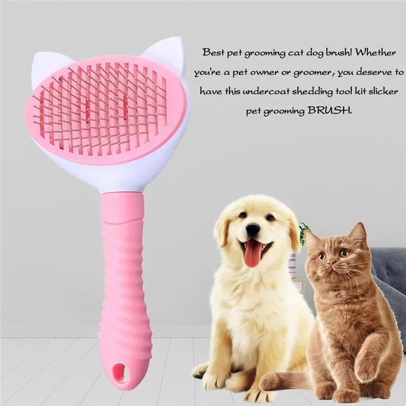 Professional Pet Grooming Brush Self cleaning