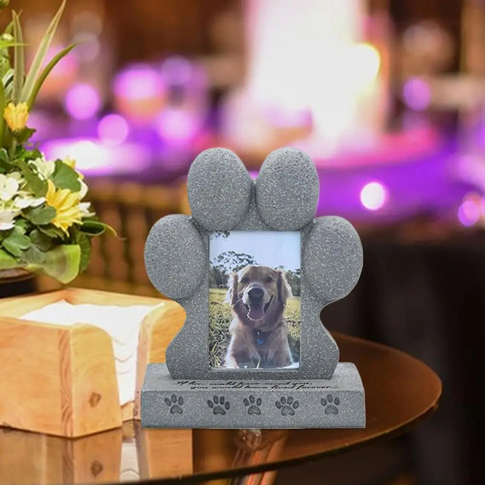Pet Memorial Outdoor Tombstone Stone With Frame