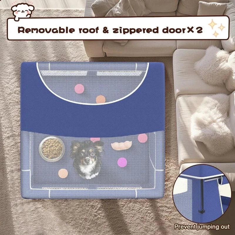 Puppy Play Pen, Outdoors & Indoors Safe and Sturdy