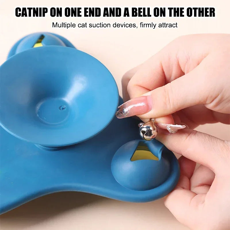 Rotating Flying Cat Teaser Toy Small Aircraft