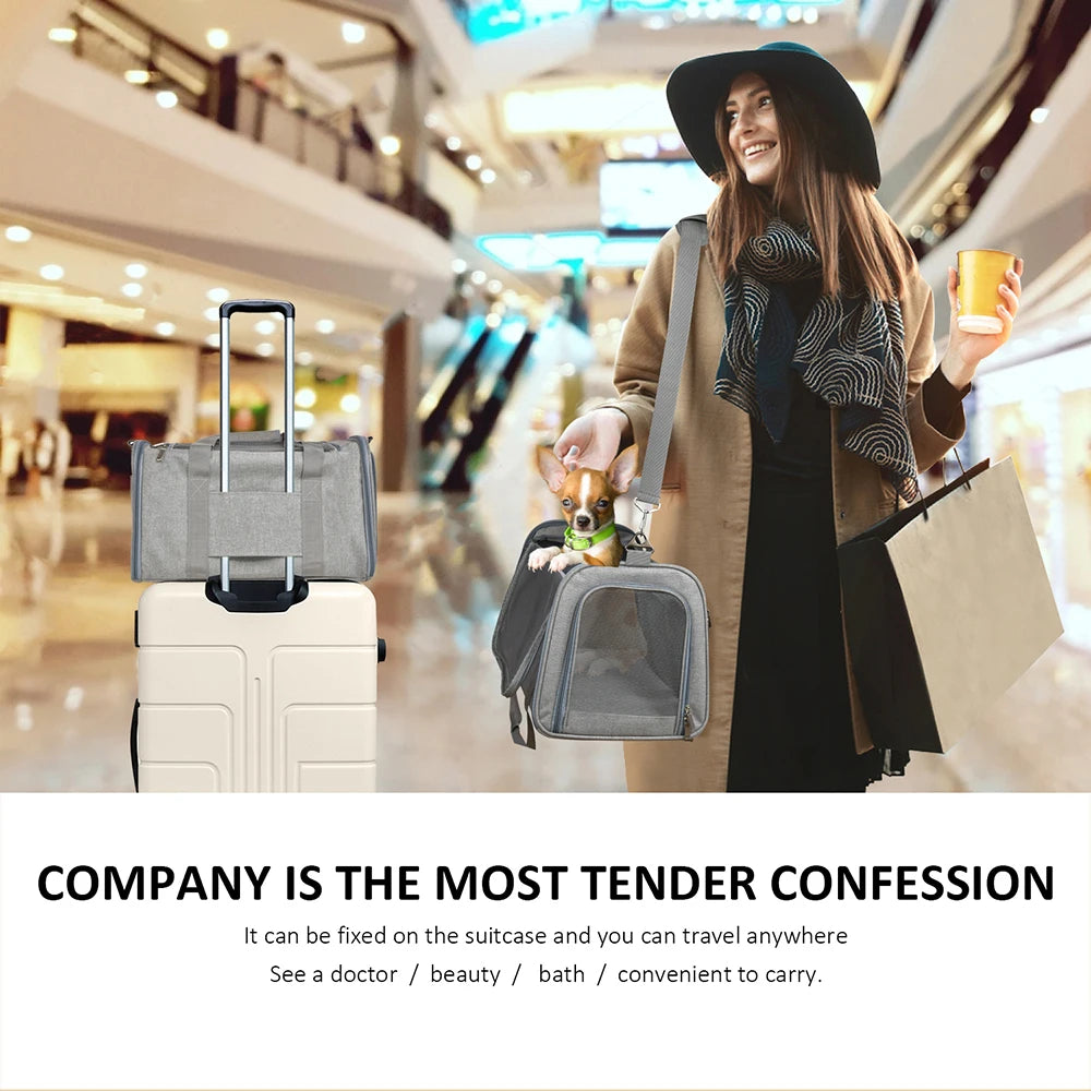 Pet Carriers Dog Travel Bags Airline Approved
