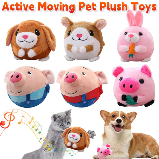 Electronic  Dog Toy Self-Moving Chewable Ball
