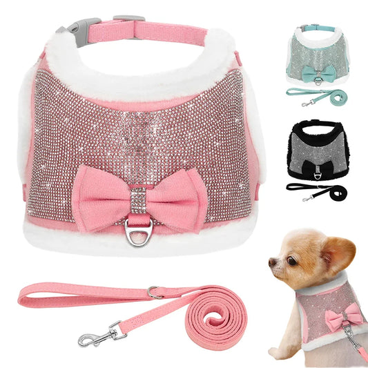 Small Dogs Cats Soft Warm Dog Harness Vest