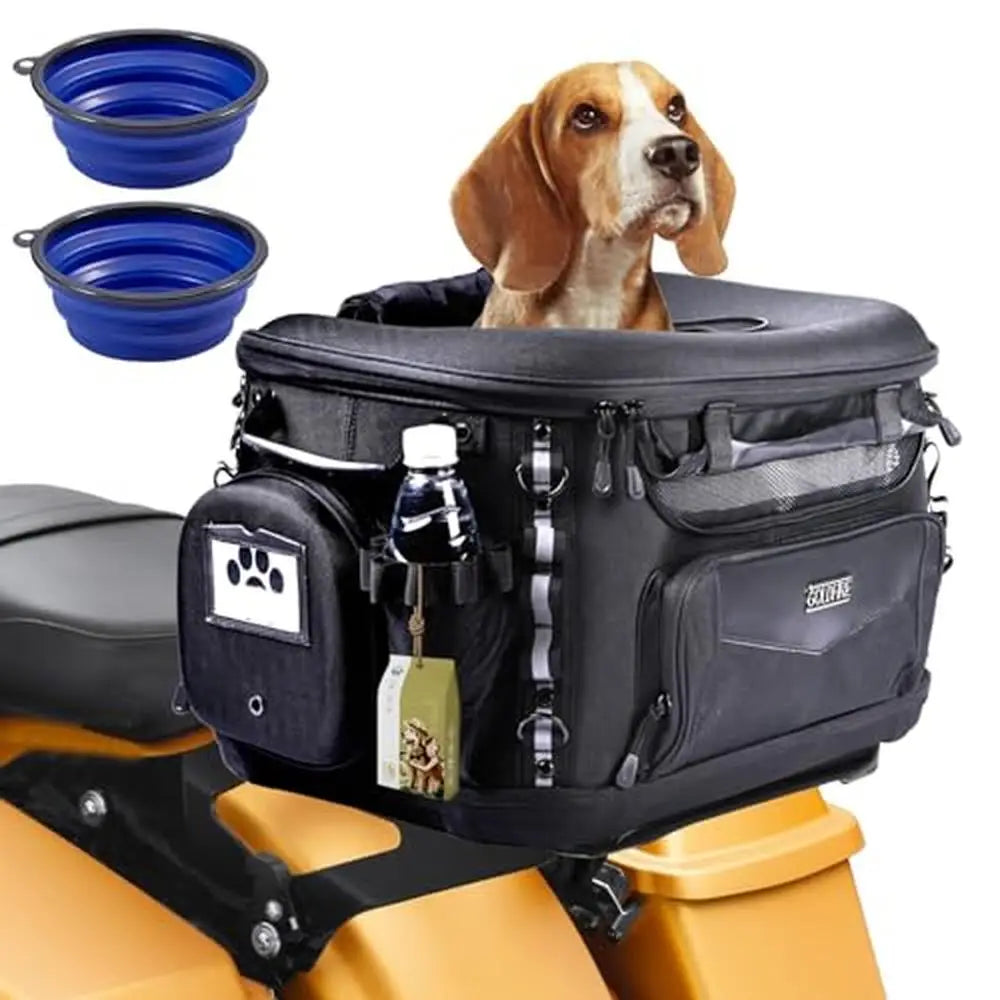 Motorcycle Pet Carrier Crate Bag  Rain cover