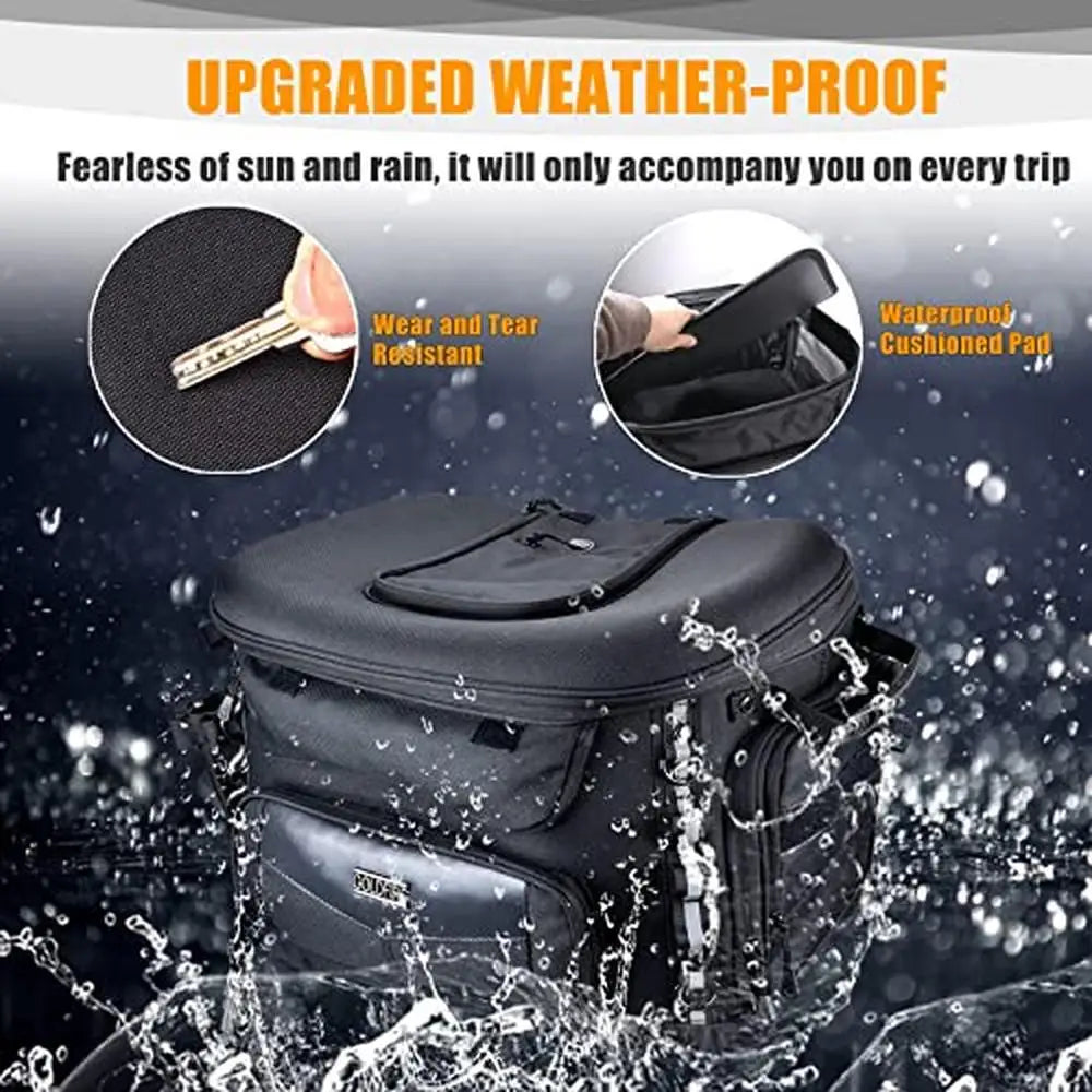 Motorcycle Pet Carrier Crate Bag  Rain cover