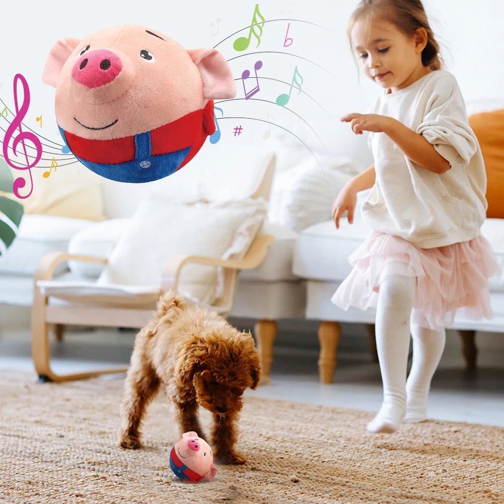 Electronic  Dog Toy Self-Moving Chewable Ball